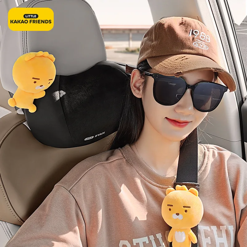 

Плюшевый подголовник для автомобиля Kakao Friends из пены с эффектом памяти