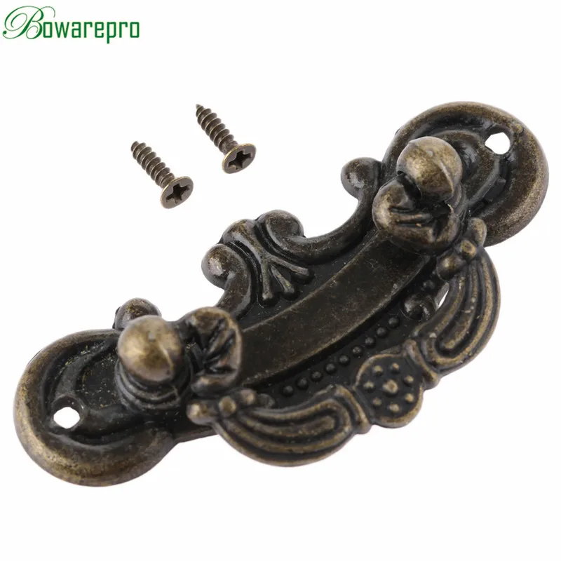 bowarepro Antique Bronze Furniture Handle Vintage Drawer Cabinets Knobs and Handles Door Cupboard Handles Kitchen Handle Pulls Furniture Handles Kitchen Door Handles