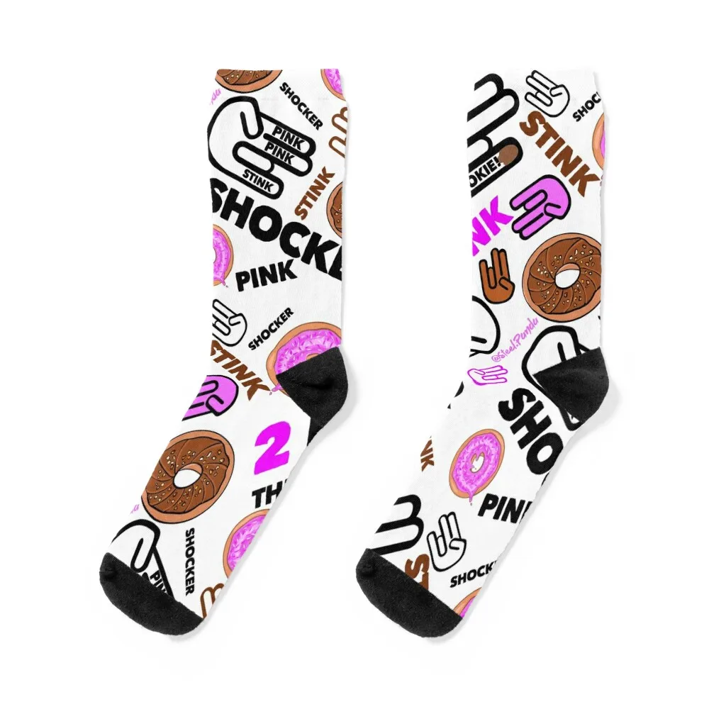 Shocker Socks socks Men's Lots cycling socks christmas stocking Men's Socks Luxury Women's grizzly bear loves salmon so much socks christmas hockey cycling socks