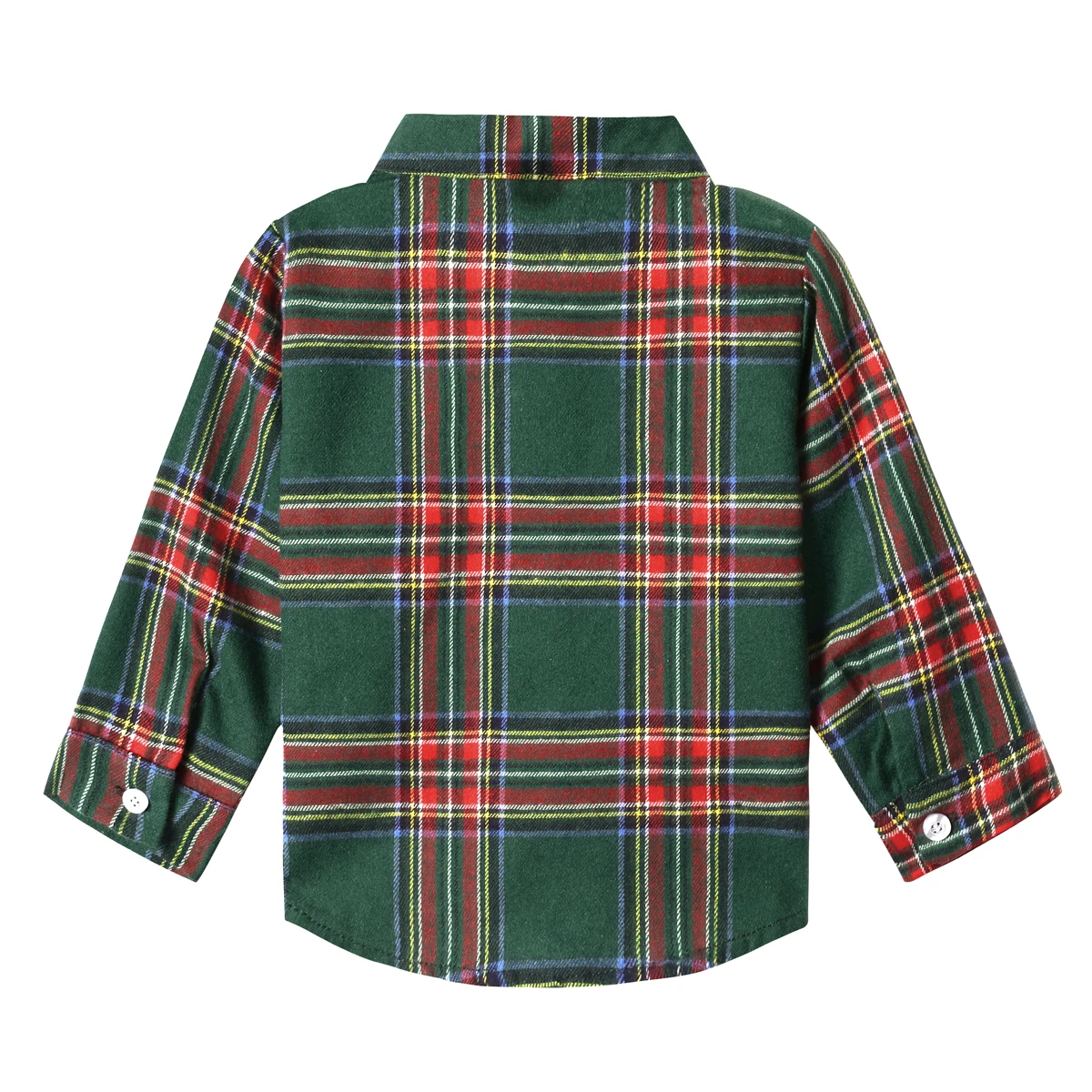 Christmas Outfits Baby Boys Formal Clothing Sets Kids Plaid Green Red Suit Toddler Suspenders Pants Set