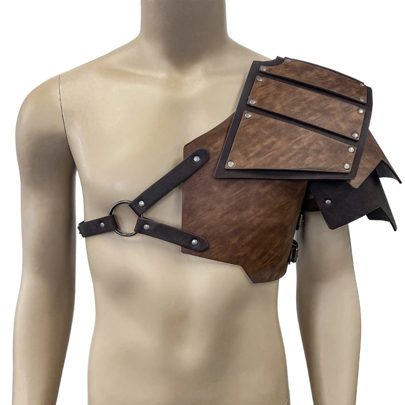 medieval-faux-pu-leather-costume-armour-halloweens-cosplay-armors-shoulder-armour-single-shoulder-guard-harness