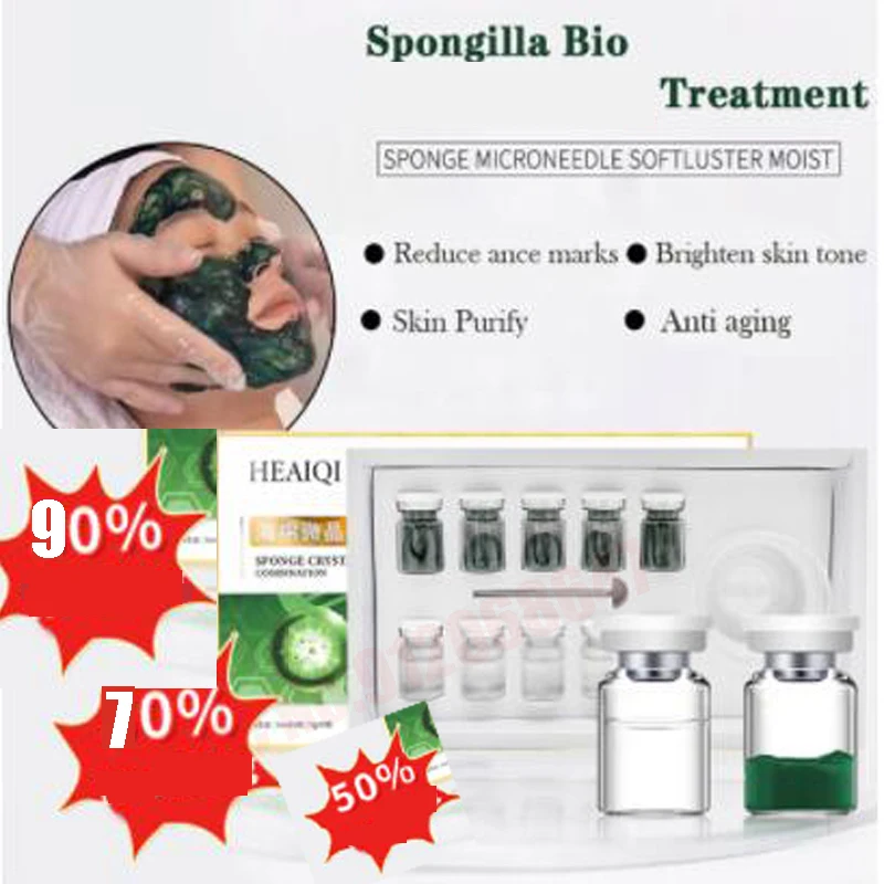 Collagen Regeneration Spongilla Bio  Treatment Natural Biological Extract Sponge Spicules Skin Cell Renew Skin Care