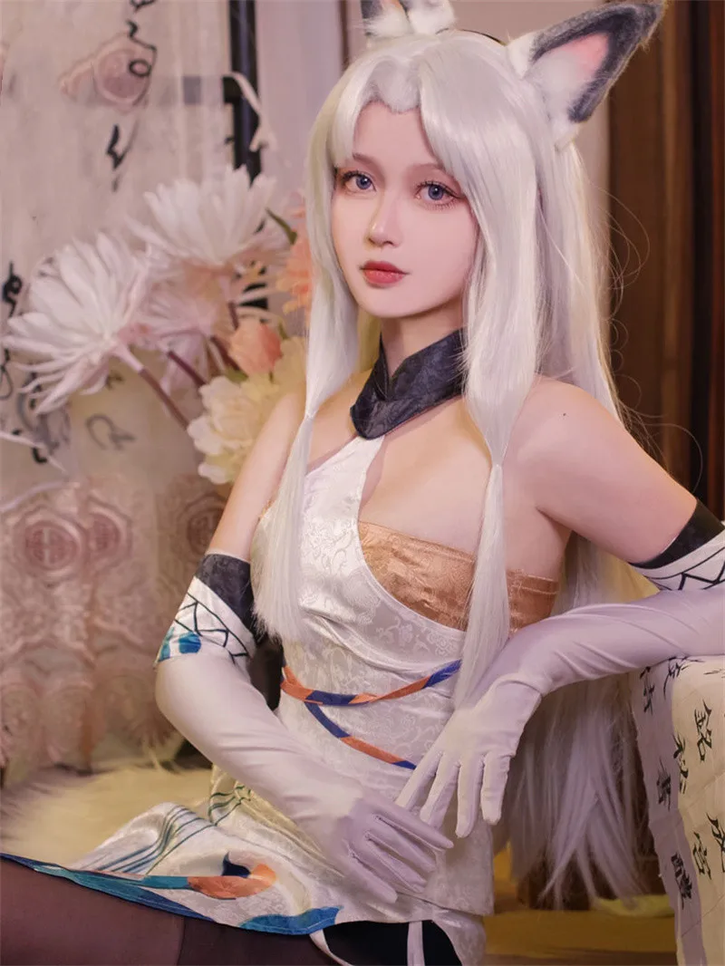 Vivi-Cos Game Naraka:Bladepoint Kurumi Ancient Chinese Cheongsam Cosplay  Women's Costume Halloween Role Play Party Carnival New - AliExpress