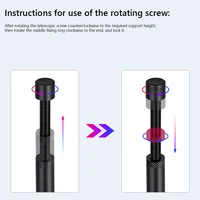 Graphics Card GPU Holder Support Vertical Telescopic Rotating Stand Bracket Aluminum Alloy Video Card Sag Holder Desktop PC Case - Image 6