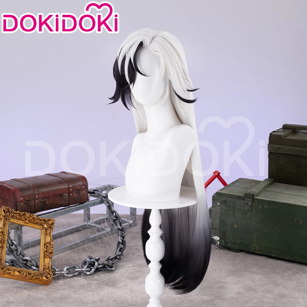 Cosplay Prop Boothill Wig Cosplay Game Honkai: Star Rail DokiDoki Men Long Hair Ear Clips Gradient Dyeing Wig Free Cap