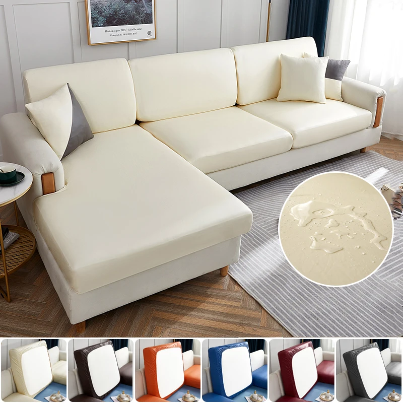 PU Leather Sofa Seat Cushion Covers