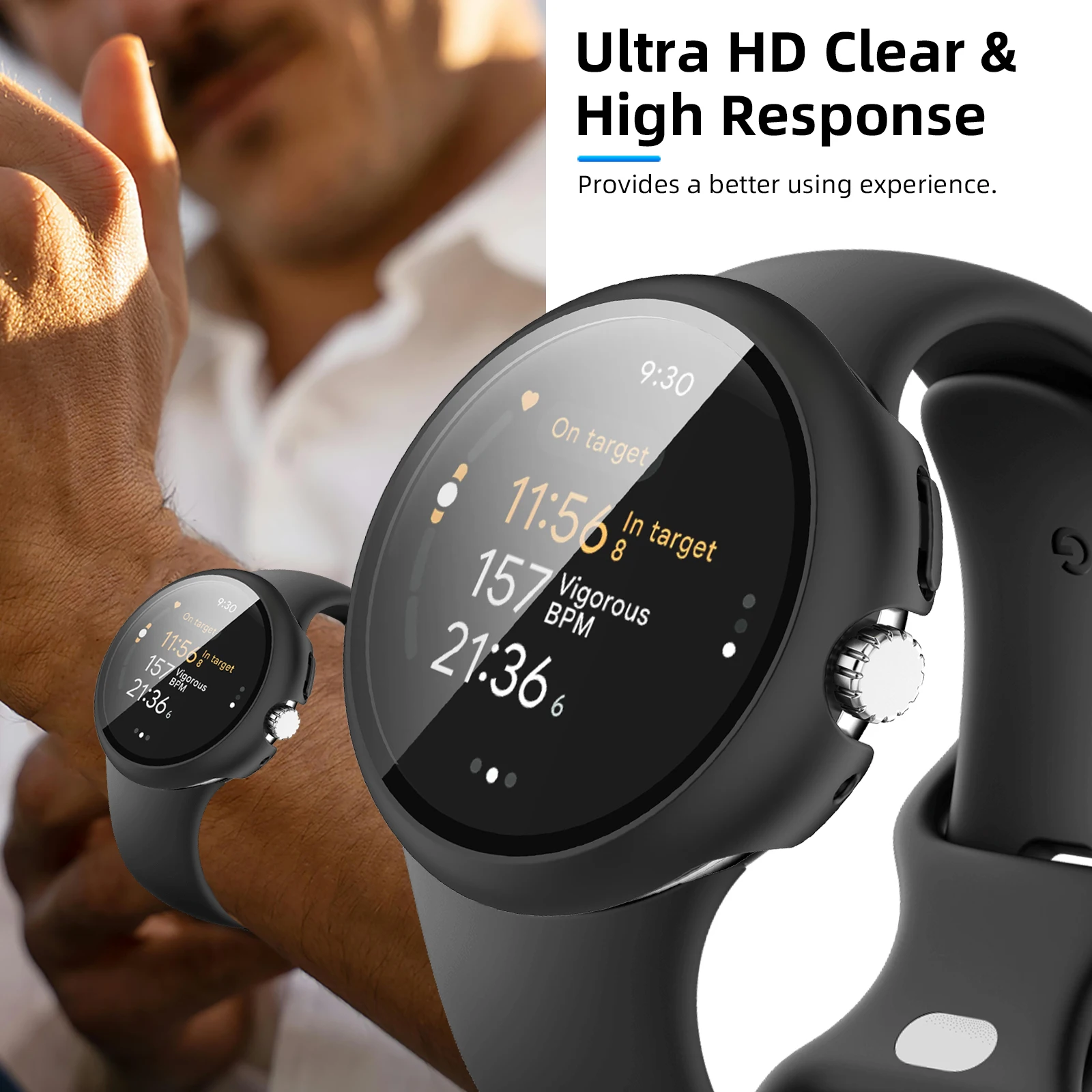All-Around Protective Bumper Case with Screen Protector