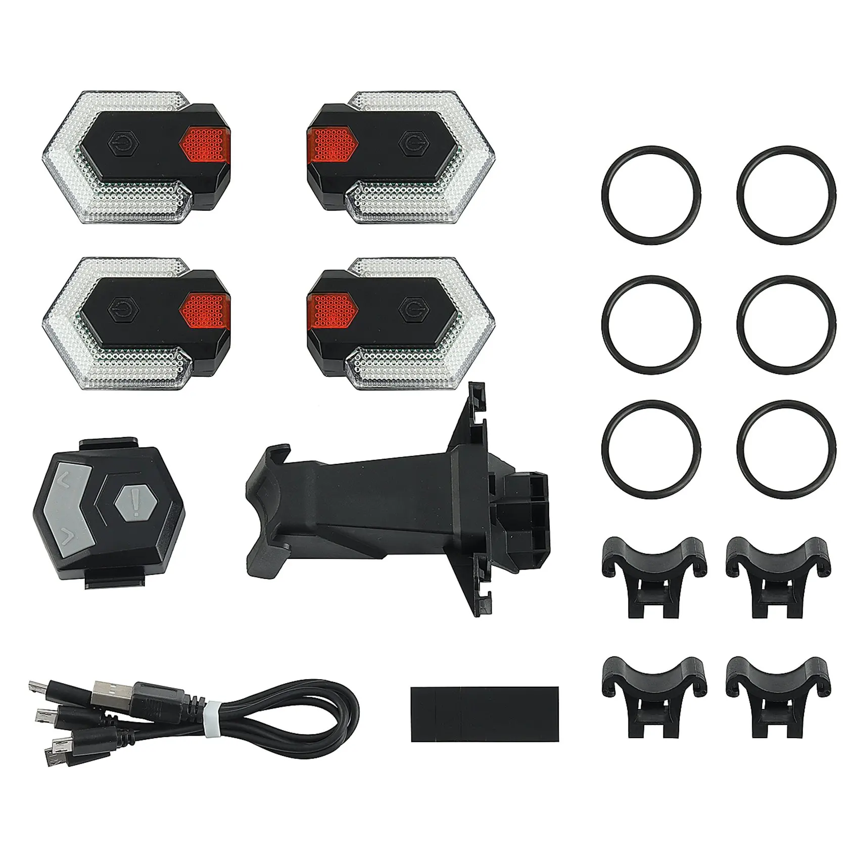 

Bike Tail Light with Turn Signal,Wireless Remote Control Waterproof Bike Turn Signal LED Light for Mountain Road Bicycle