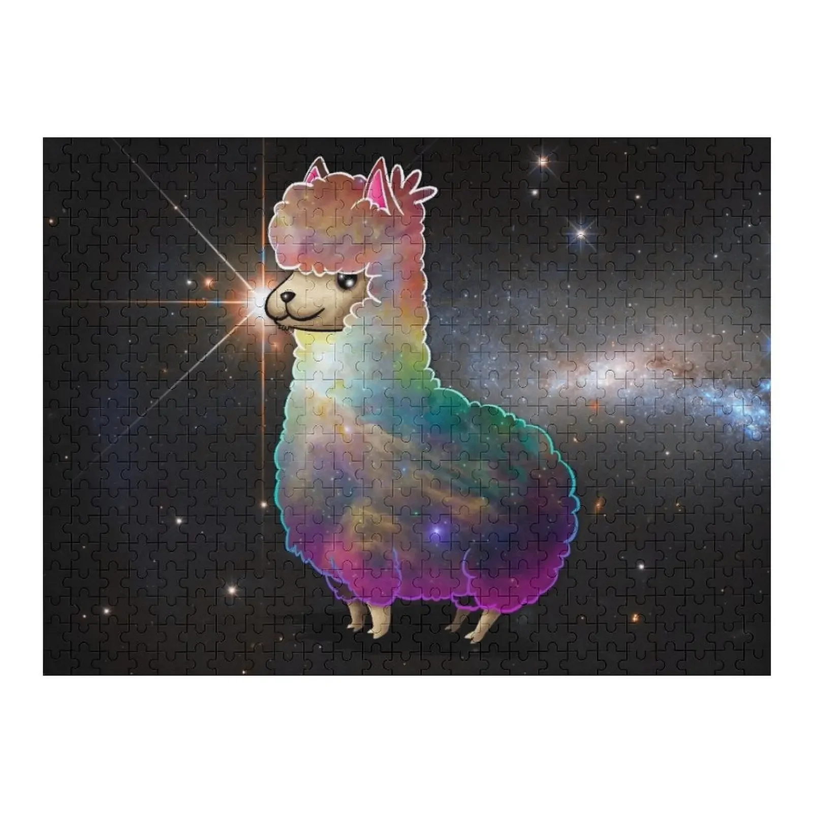 

All-Paka - the fluffy space alpaca Jigsaw Puzzle Custom Jigsaw With Photo Custom Photo Puzzle
