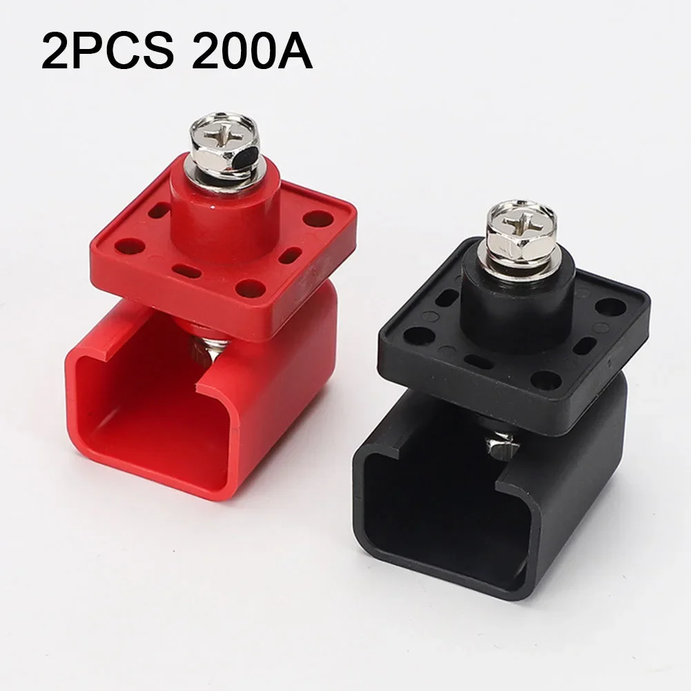 Description Picture 4 of item2PCS 200A All-Copper Lithium Battery Energy Storage Terminal Battery Connector Battery Storage Terminal Post Terminal Block