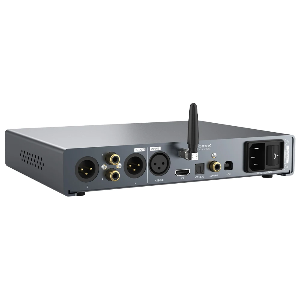 LOXJIE 赤 D40 PRO DAC ES9039MSPRO ヘッドホンアンプ