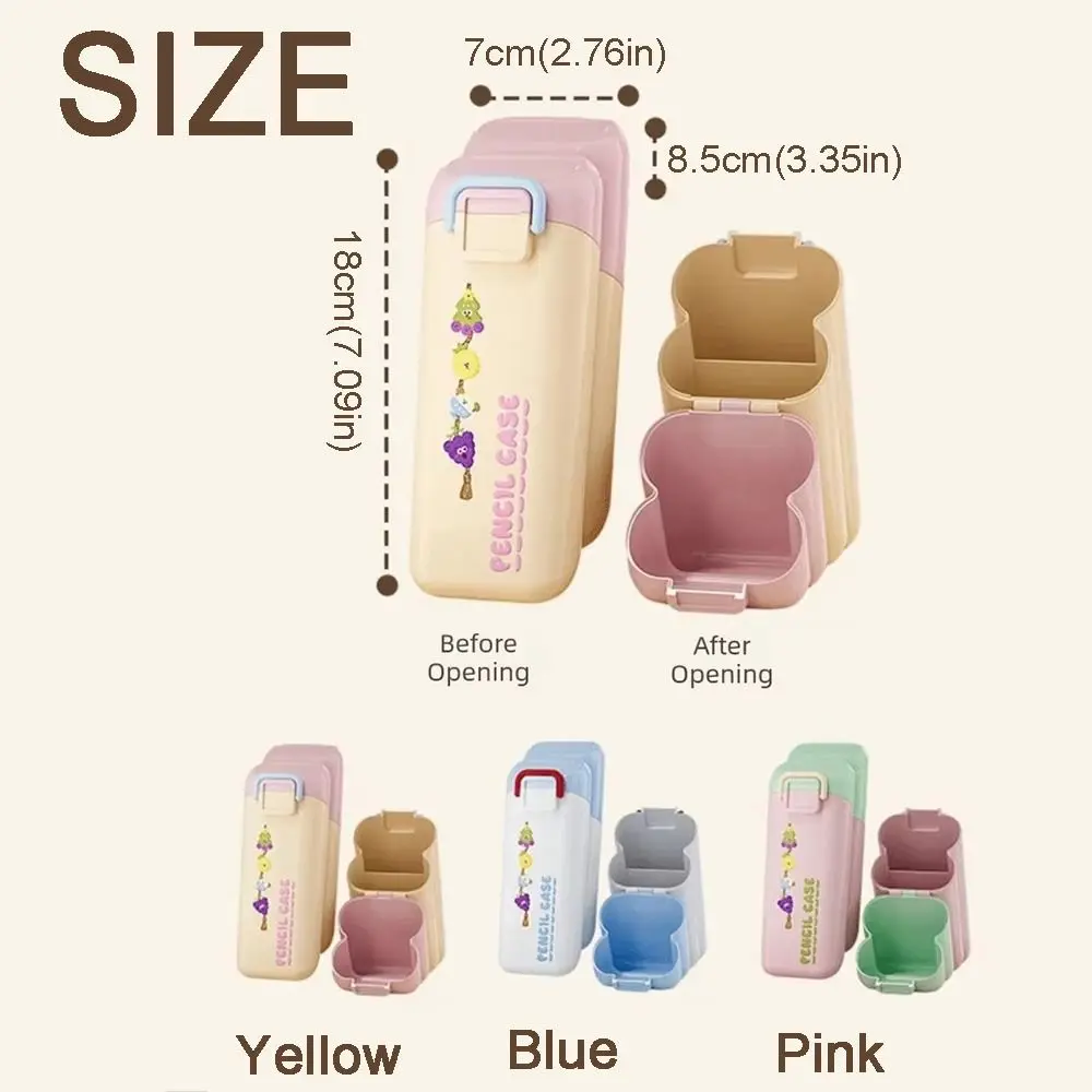 Creative Desktop Slanting Organizer - Cartoon Cosmetics Storage & Desk Pencil Holder