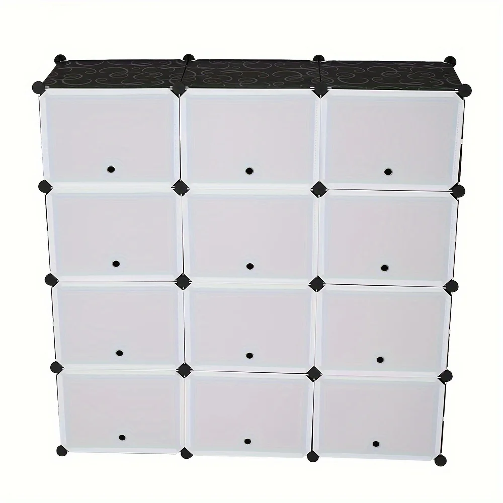 

1pc Multi-layer Shoe Cabinet, Large Shoe Storage Shelf, Dustproof Shoe Rack, Magic Cube Shoe Cabinet For Heels Boots Slipper, Or