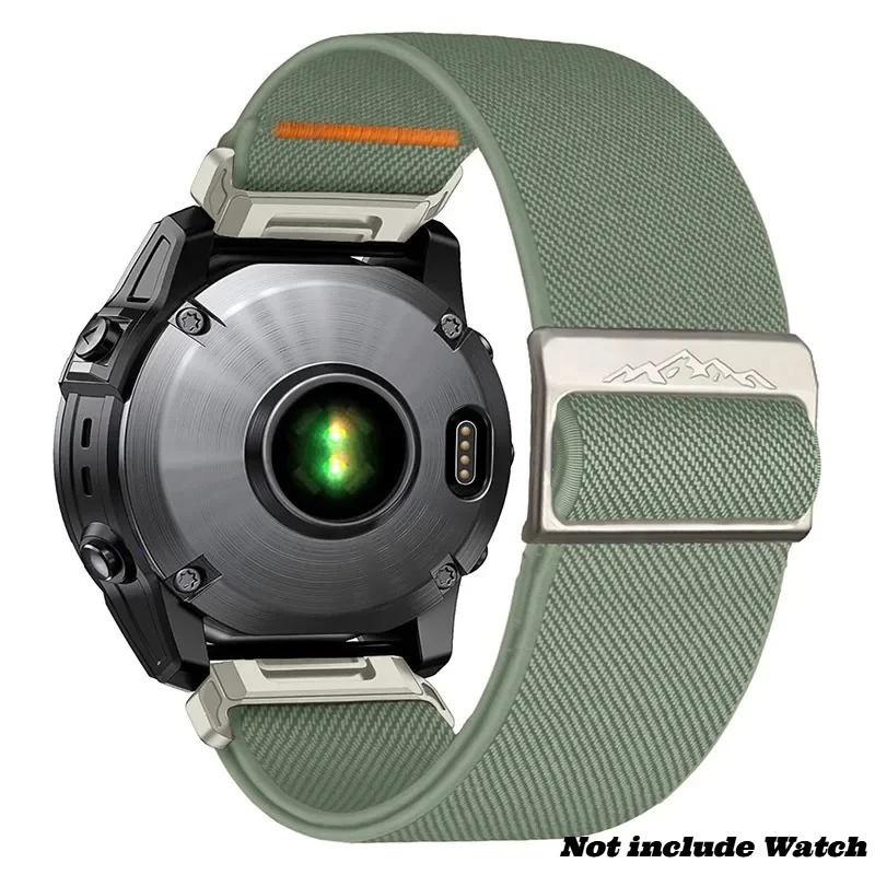 Elastic Nylon Loop Strap - 22mm/26mm Sport Bracelet Watchband