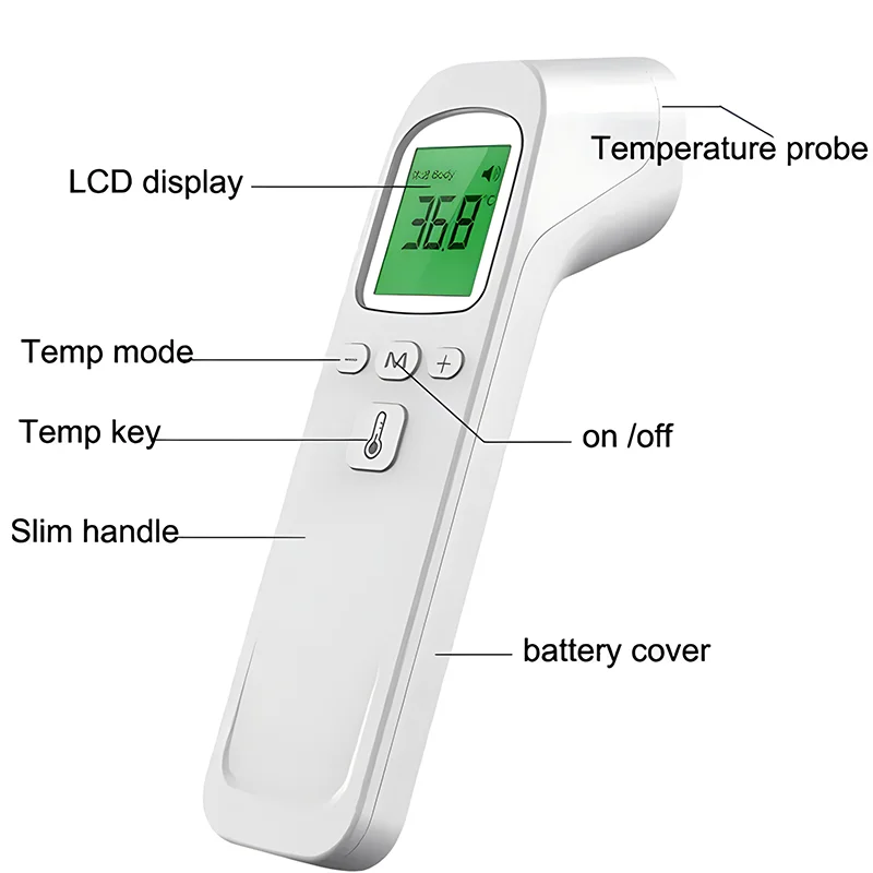 Home Health Monitors Thermometer Non Contact Infrared Digital Thermometer Body Temperature Fever Measure Tool For Child Adult - 6