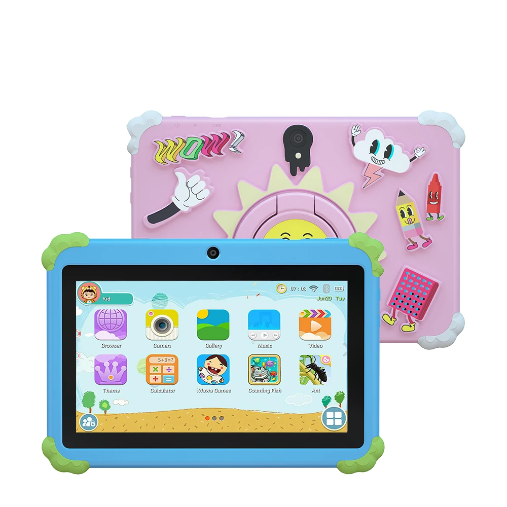 NEW Kid Tablet PC 7.0 Inch  Android 13 Octa Core Tablet Wi-Fi Bluetooth 4GB+64GB Dual SIM Tablets 5