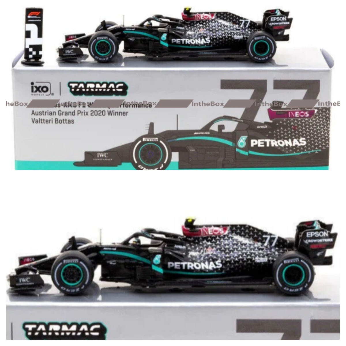 

Tarmac Works Valtteri Bottas MB W11-20 Austrian GP 1:64 Diecast F1 Car Model car Collection Limited Edition Hobby Toys