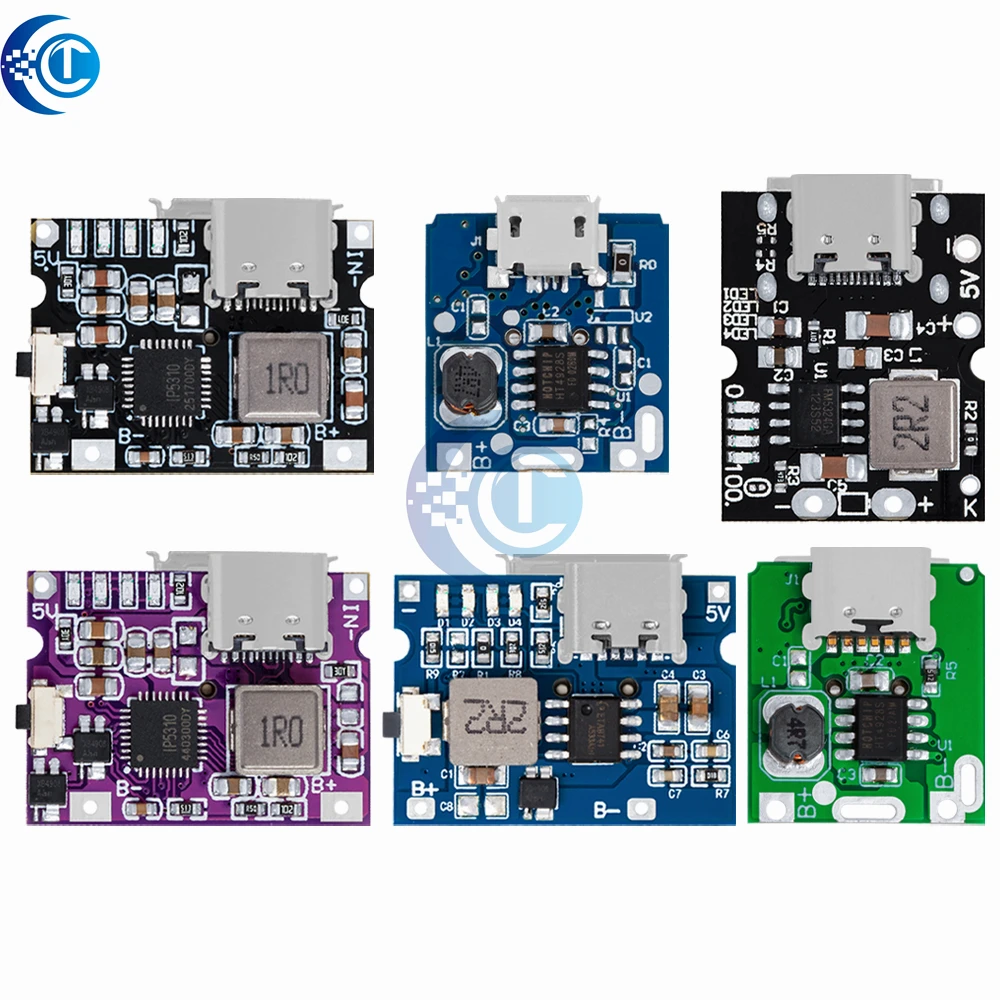 Lot de quatre chargeurs multiport USB 5V 2.4A, chacun avec quatre ports, empilés sur une table.