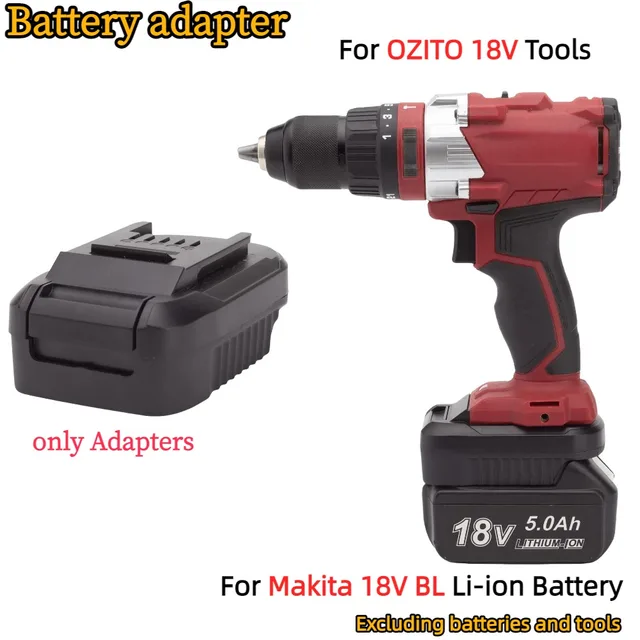 Li Ion Battery Ozito To Makita Battery Adapter Adapter/Converter