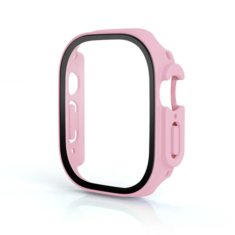 Premium Tempered Glass and Case for Apple Watch - 49mm Bumper with Screen Protector