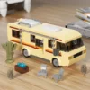 MOC Breaking Bad Cooking Lab RV Car Pinkman Edacational Building Blocks Set Walter White Vehicle Toy For Children Birthday Gift 1