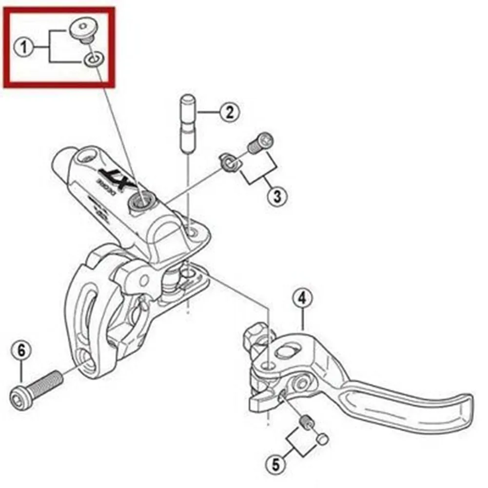 Fahrrad Fahrrad Entlüftung schraube & O-Ring für-Shimano xt slx zee deore & lx m5 Fahrrad hydraulische Scheiben brems schraube – Detail 15