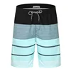 Gradient Stripes Graphic Swim Trunks For Men Colorful Splicing 3D Printed Short Pants Summer Hawaii Surf Swimsuit Beach Shorts 4