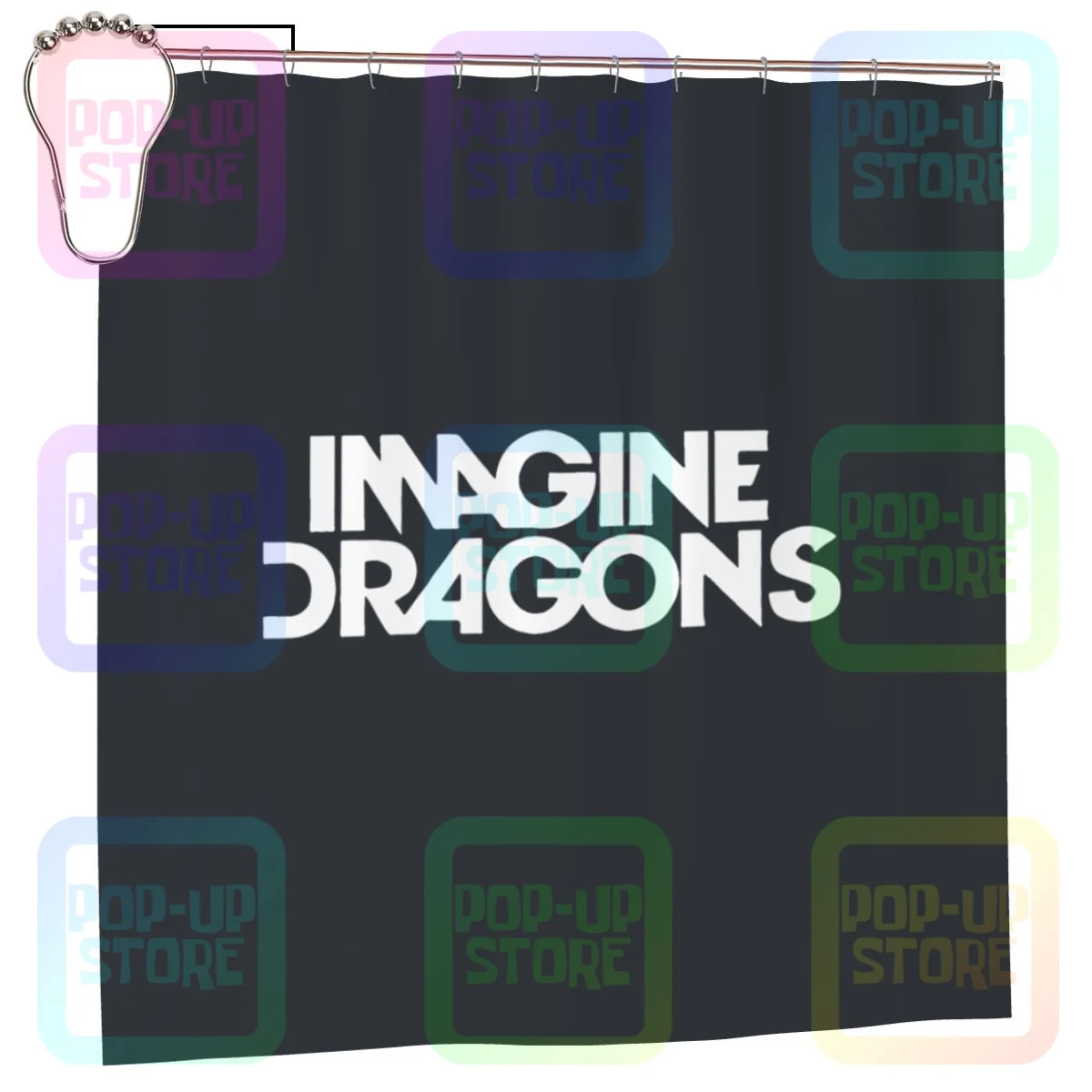 Imagine Dragons Indie Rock Band Dan Reynolds Bastille New Album Concert Shower Curtain Bathroom Curtain Fashion Waterproof