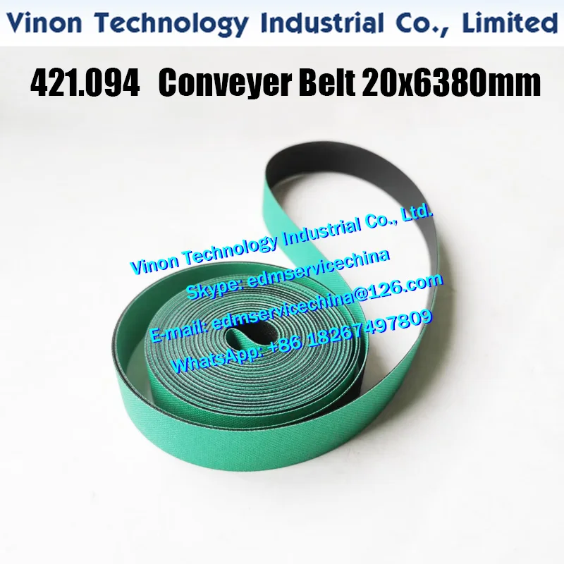 

421.094 Conveyer Belt 0.7x20x6380mm for AC350, AC370HSS wire-cut edm machine. EDM WEAR PARTS Flat Belt 421.094.4, 590421094