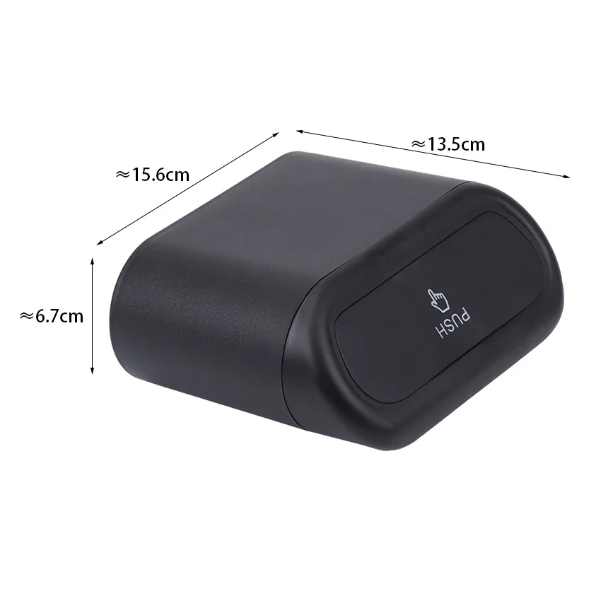 Multifunctional Car Storage Bin Car Waste Dust Box Garbage Truck Trash Can Hanging Tank Interior Accessories