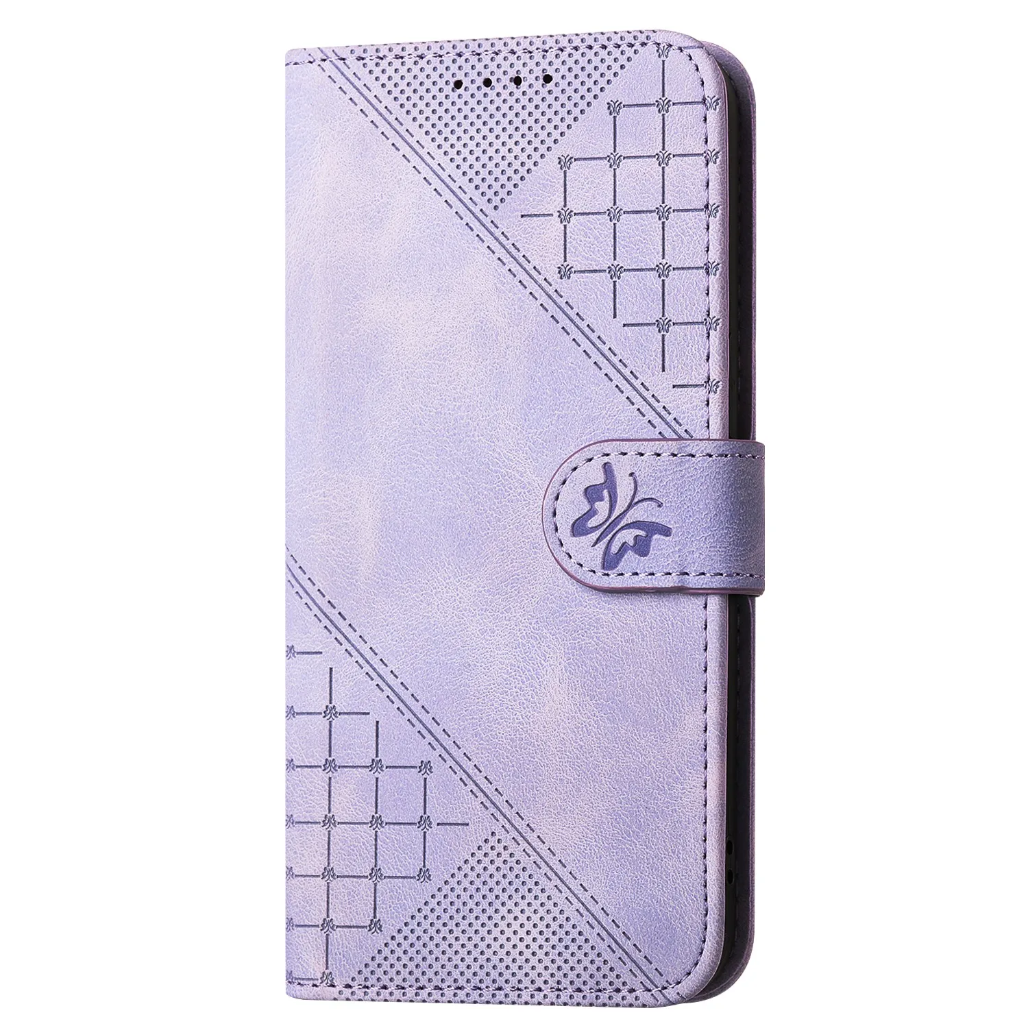 Custodia a portafoglio per iphone con motivo farfalla in rilievo_voghion.com