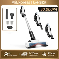 Aspirateur sans fil LAMZIEN V9, autonomie de 30000 PA/40 minutes, filtration HEPA efficace, avec phare LED, aspirateur portatif léger pour poils d'animaux, tapis et sols en bois dur 1