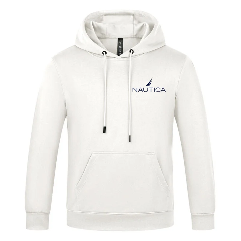 

2024 Brand Men's Hoodies Sweatshirts Slim-fit Side Zipper Pullover for Male Plaid Pullover Hoodie Sweatshirt