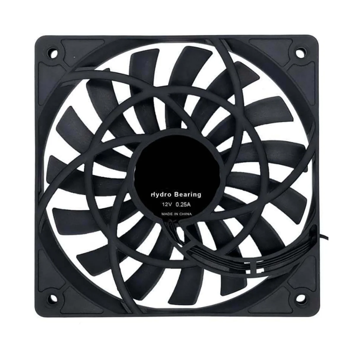 

Mute 120mm 12cm PWM Cooling Fan Slim 12mm,New 120X120X12mm DC 12V 0.25A 1400RPM Computer PC Case Chassis Cooler Quiet