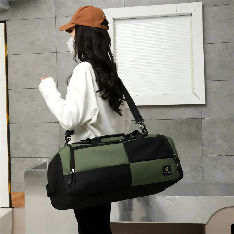 2024 New Large Capacity Travel Women Travel Bags Men Double Shoulder One Shoulder Business Fitness Luggage Bag Female Storage
