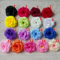 Elegant Dark Blue Silk Rose Flowers - Set of 10 for Wedding and Home Décor (Mix colors)