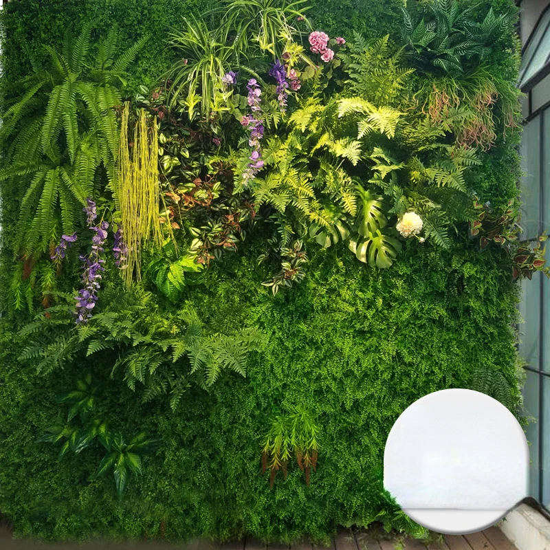 

Simulation of plant background wall, green plant wall, flower wall, fake lawn wall, plastic turf balcony decoration indoor