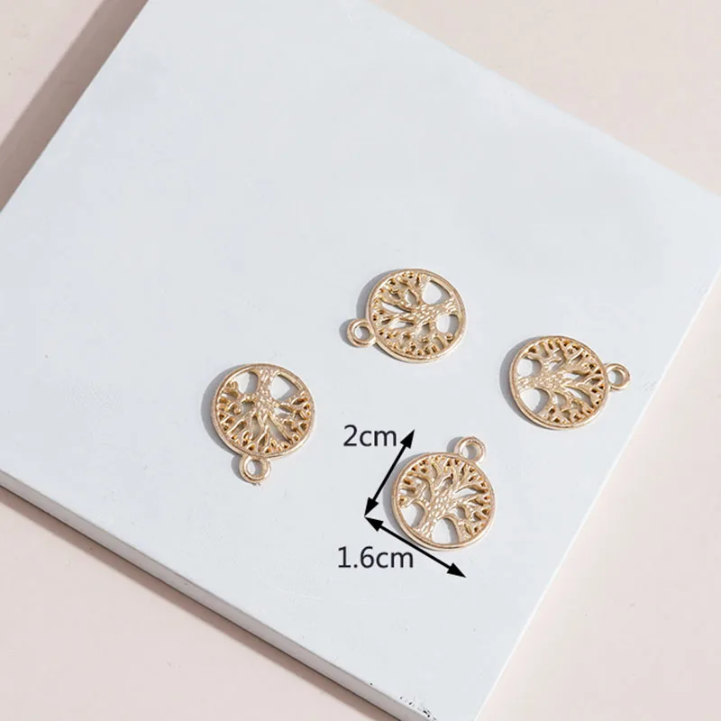 Leslie 20 Stück Vintage Engelsflügel Charm Anhänger Anschlüsse für DIY Armband Halskette Antik Gold Silber Farbe Schmuck Anhänger – Detail 12