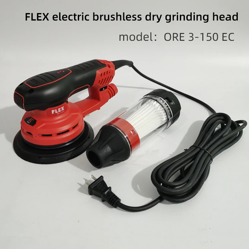 FLEX Electric Sander 6-inch 150mm Automobile Dust-free Dry Mill Putty Paint Atomic-dust Vacuum Spray Sandpaper Machine