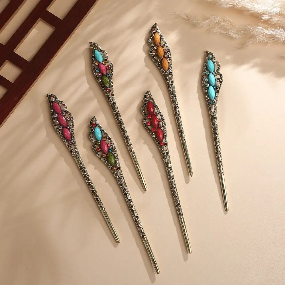 

Metal Ethnic style Hair Fork Hair Chopsticks Hairpin Chinese Style Hair Stick Hair Accessories Hair Fork Hanfu Hair Stick Girl
