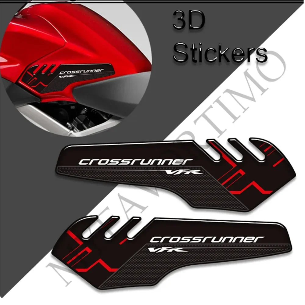 

Motorcycle For Honda VFR800 VFR 800 F X Crossrunner Interceptor Decals Stickers Gas Knee Protector Tank Pad Grips