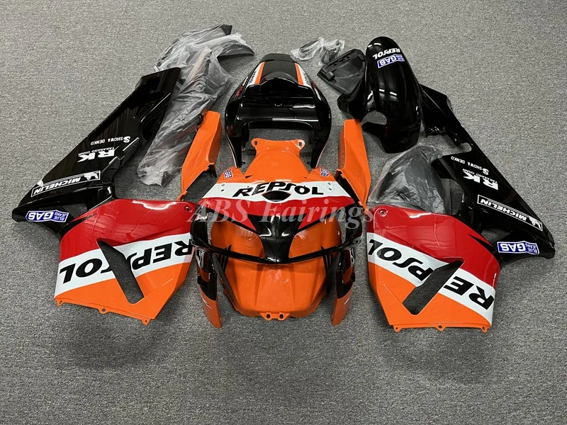 

4Gifts New ABS Whole Fairings Kit Fit for HONDA CBR600RR F5 2005 2006 05 06 Bodywork Set Red Orange