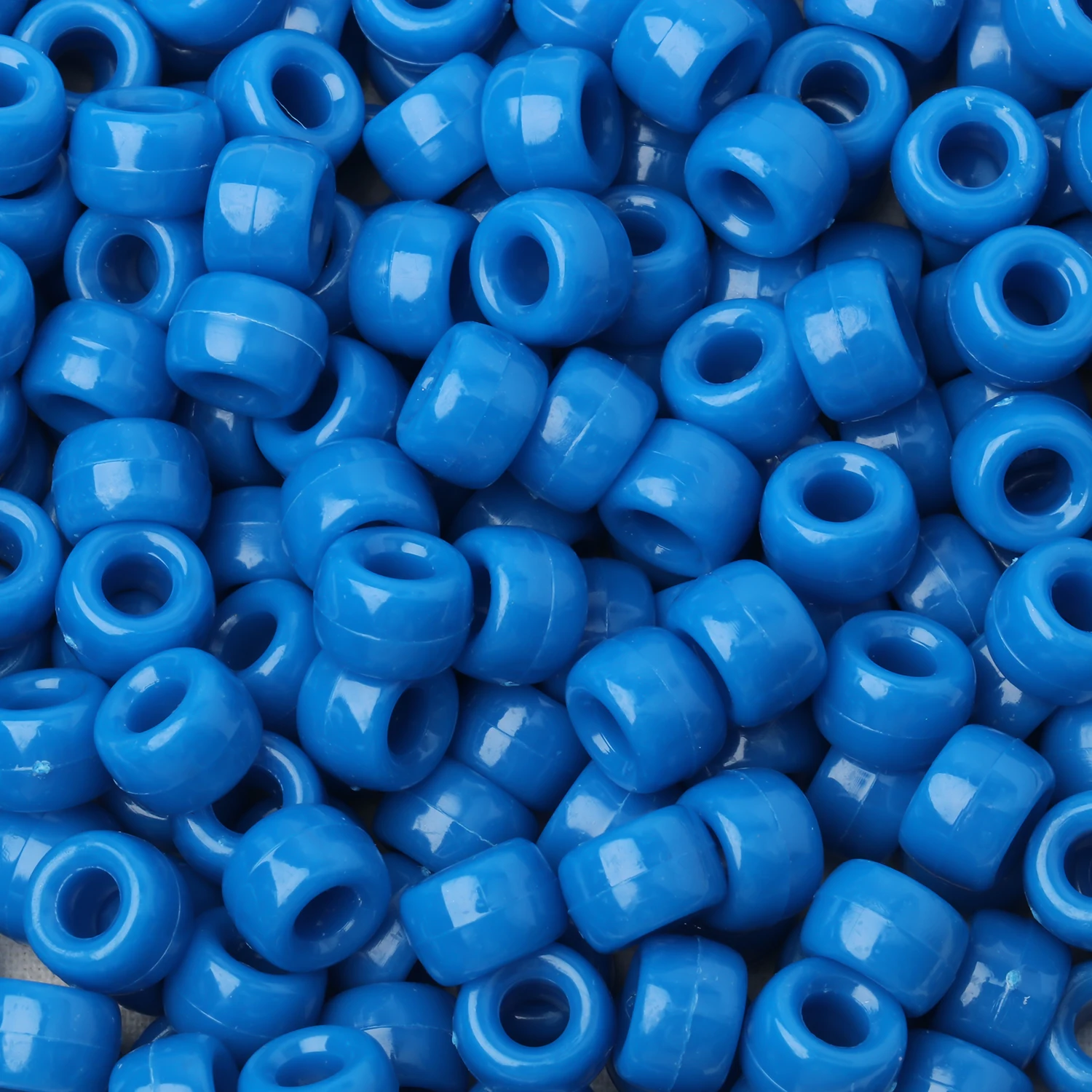 500 Cuentas De Poni Opacas De Color Azul Marino De 9 X 6 Mm Para Manualidades Escolares, Decoración Del Cabello, Joyería Kandi - España