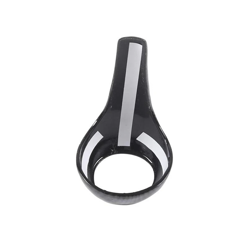 Carbon Fiber Pookknop Trim Bentley - Achterzijde met montagetape