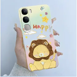 Cute Panda Soft Silicone Back Cover for Vivo Y200 (5G) (HUANG - TGHUANG0701)