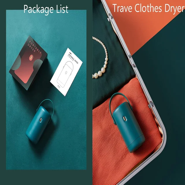Portable Clothes Dryer, 250W Multifunctional Small Dryer Machine, Big Clothes Bags for Travel and  Laundry 4
