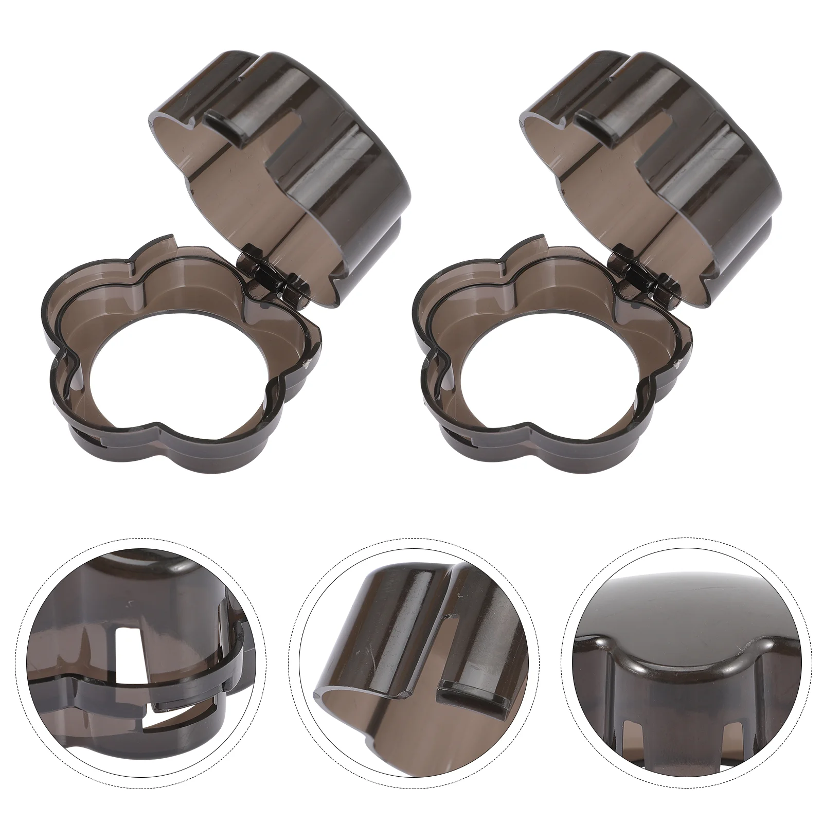 4 Pcs Gas Protection Cover Childproof Oven Knob Covers Stove Baby Stoves Door Plastic for Safety Newborn Knobs Cooker