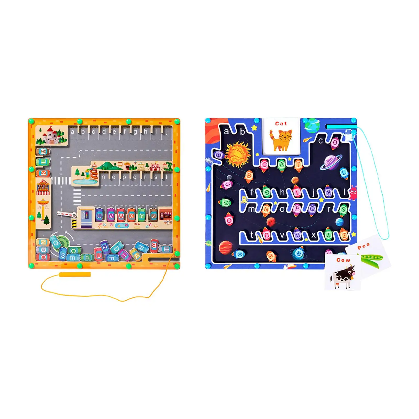 

Wooden Magnetic Maze Game Preschool Learning Activities Educational Toys Montessori Toy for Girls Boys 3 4 5 Years Old Children
