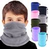 New Children Winter Scarf Tube Cycle Polar Fleece Outdoor Neck Cover Neck Warmer Scarf Skiing Face Mask Headwear Neck Collar