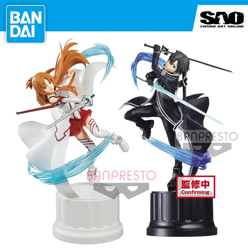 

Bandai Sword Art Online Action Figures Kirigaya Kazuto Figurine Collectible Model Children Toys Room Decoration Birthday Gift